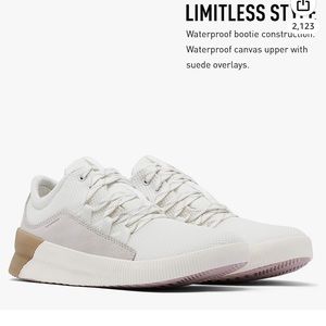 Sorel Out N About Plus Lace WP in Sea Salt